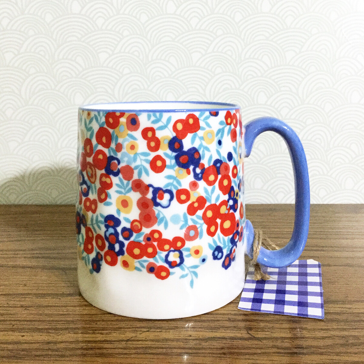 Bella Floral Coffee Mug 10 Strawberry Street 14 oz Colorful Flowers