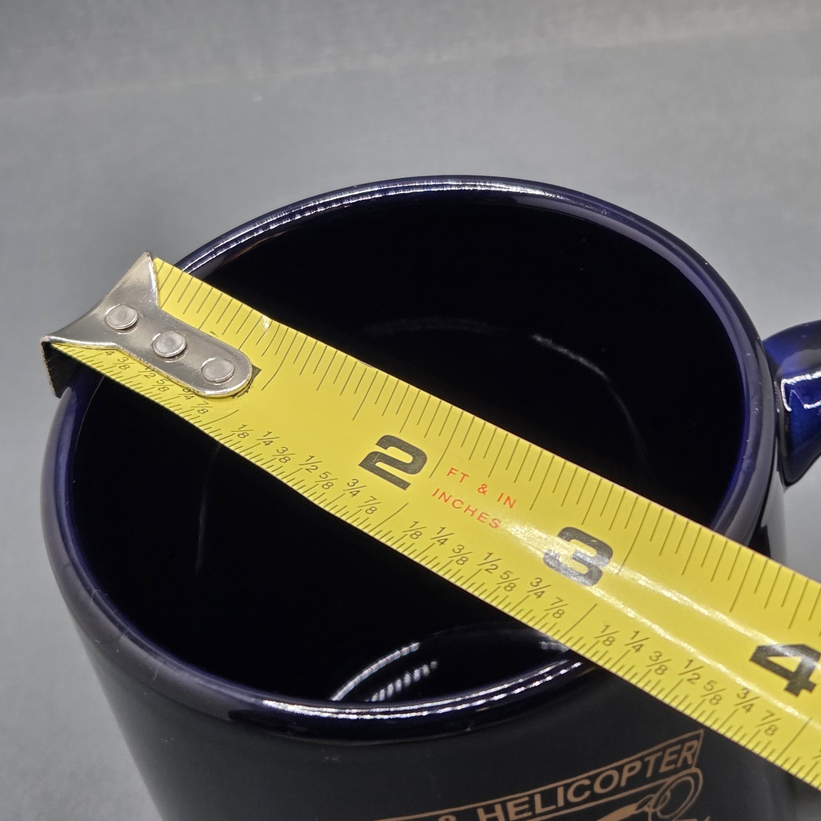 Chicago Police Marine & Helicopter Unit Coffee Mug Cobalt Blue