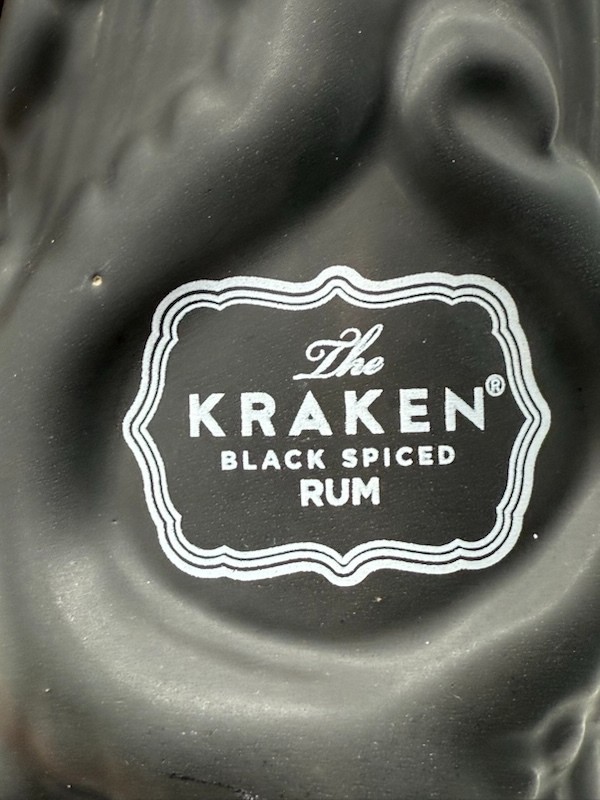 Release the Kraken Black Spice Rum Tiki Mug Matte Black